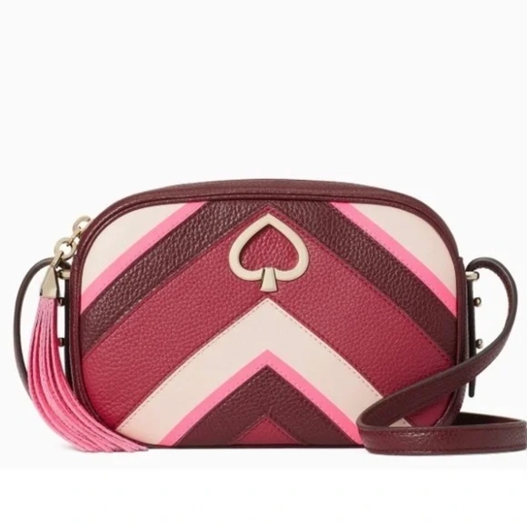 Kate Spade Kourtney Chevron Camer Bag - Picture 7 of 11